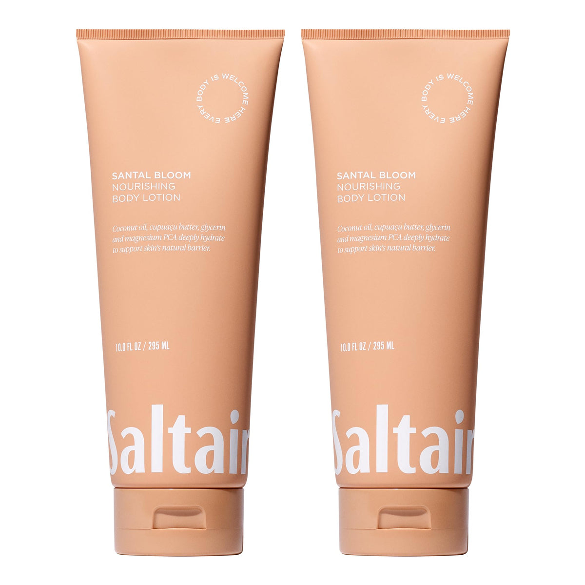 Saltair lotion corps: lot de deux tubes pour hydratation durable.