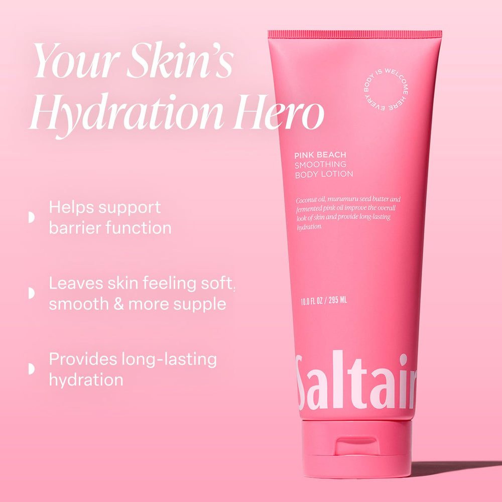 Texture crème onctueuse Saltair pour absorption rapide et peau douce
