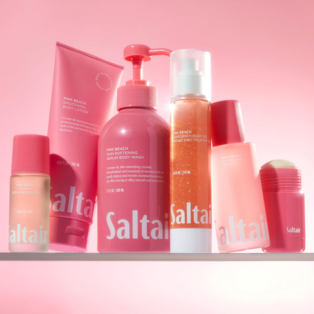 Utilisation quotidienne de Saltair lotion pour une peau confortable