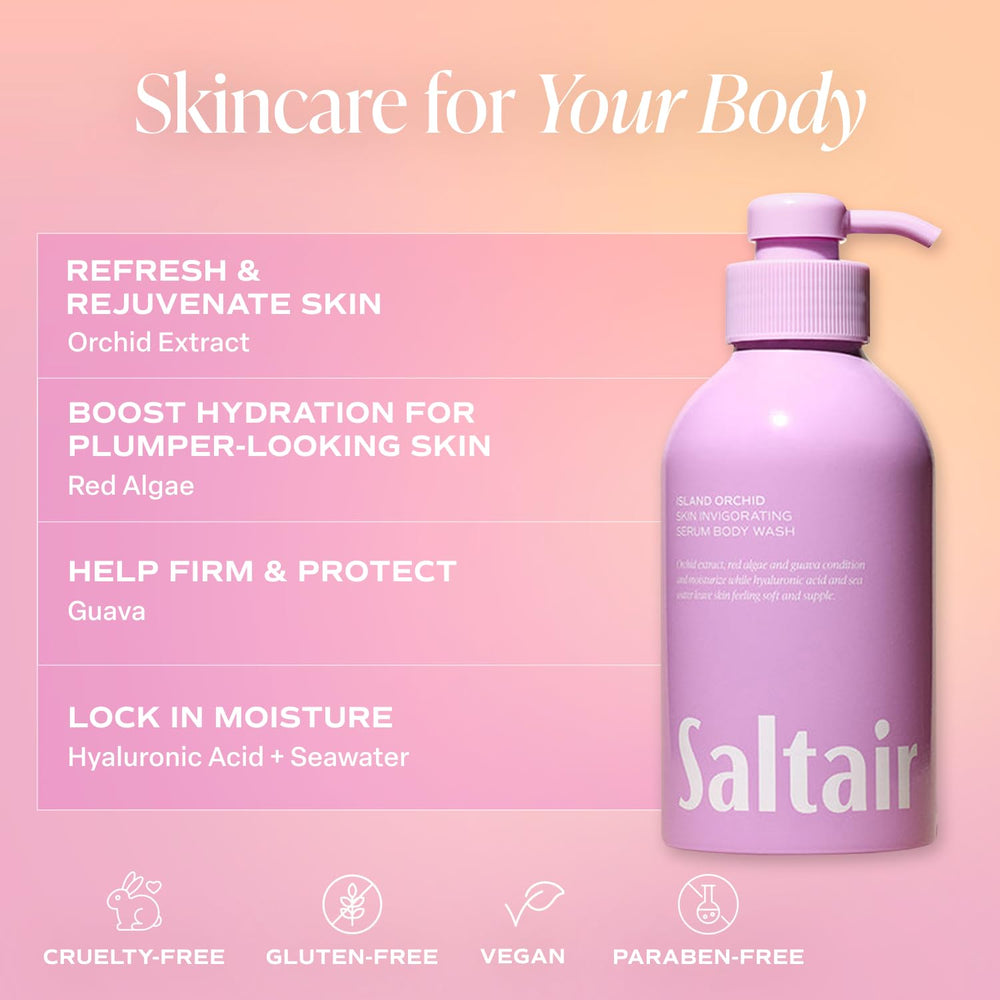 Huile de monoi Saltair hydrate en profondeur la peau.