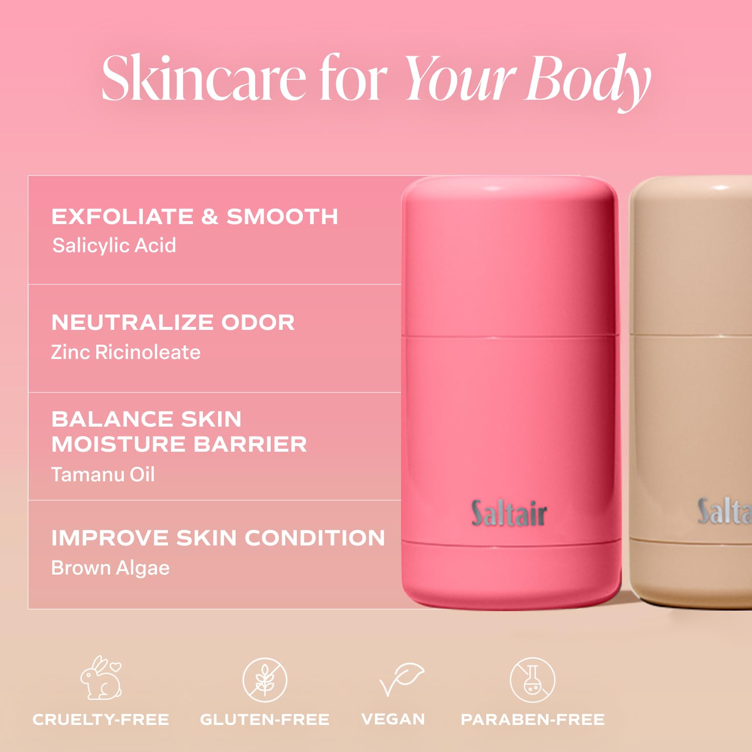 Saltair, pack-deodorant-2-pack: deux parfums signature à portée de main.