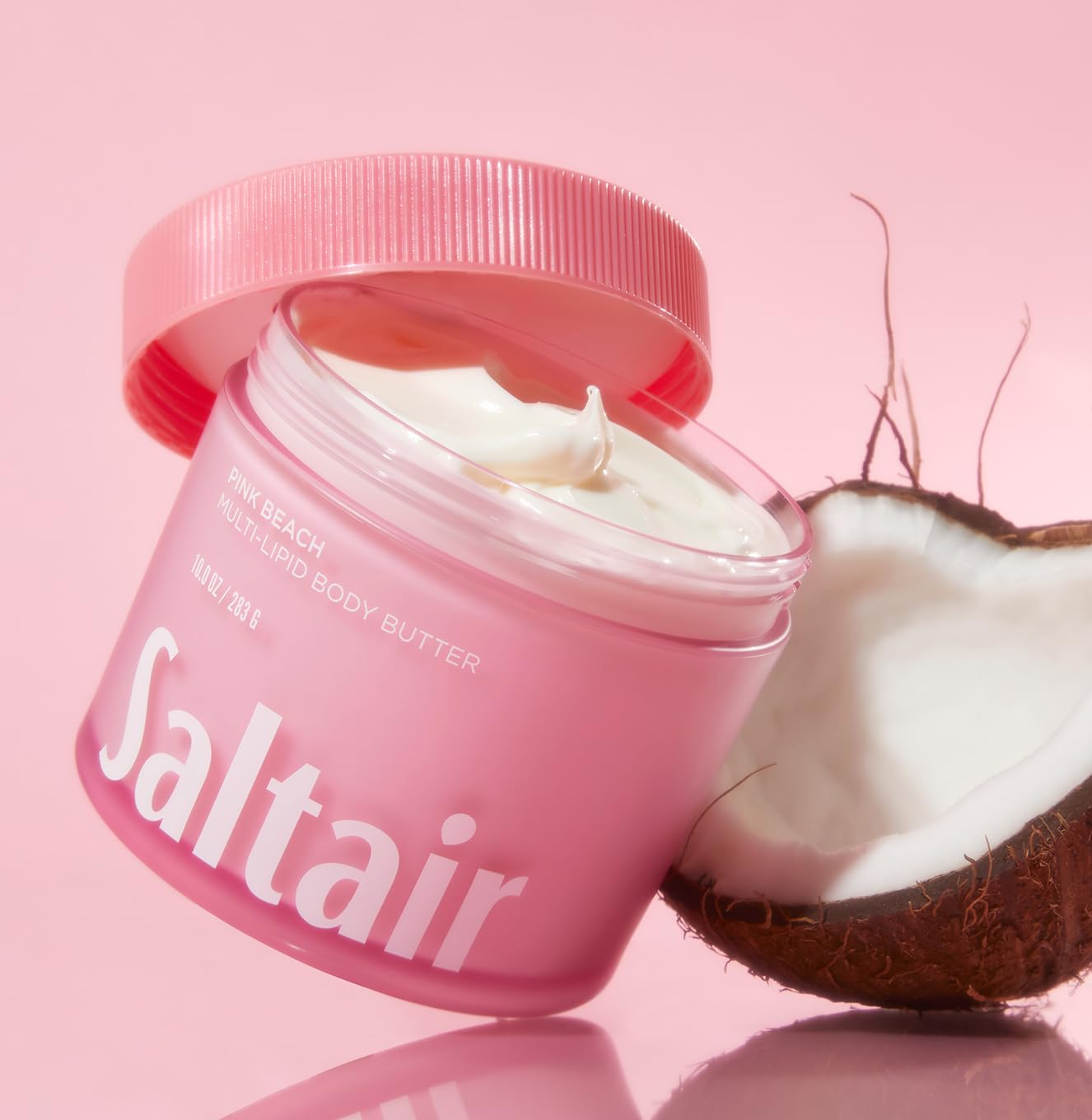 Saltair parfum plage rose évoquant douceur et chaleur tropicale.
