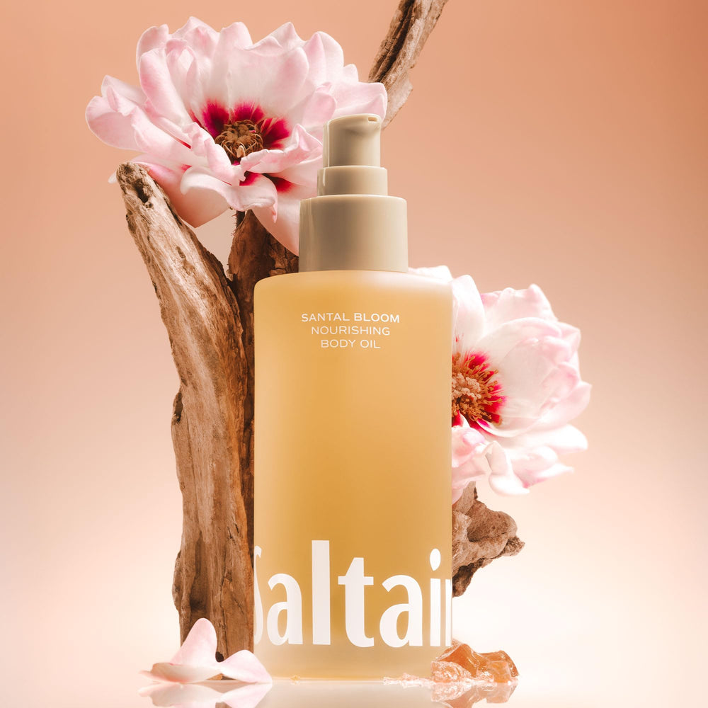 Saltair Santal Bloom – fragrance rose jasmin et bois de santal, parfum délicat et élégant.