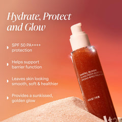 Saltair SPF Body Oil, étiquette SPF50 PA++++ visible, protection solaire fiable