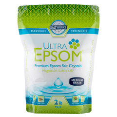 SaltWorks Ultra Epsom Sels bain-grains-moyens: dissolution rapide pour un bain relaxant