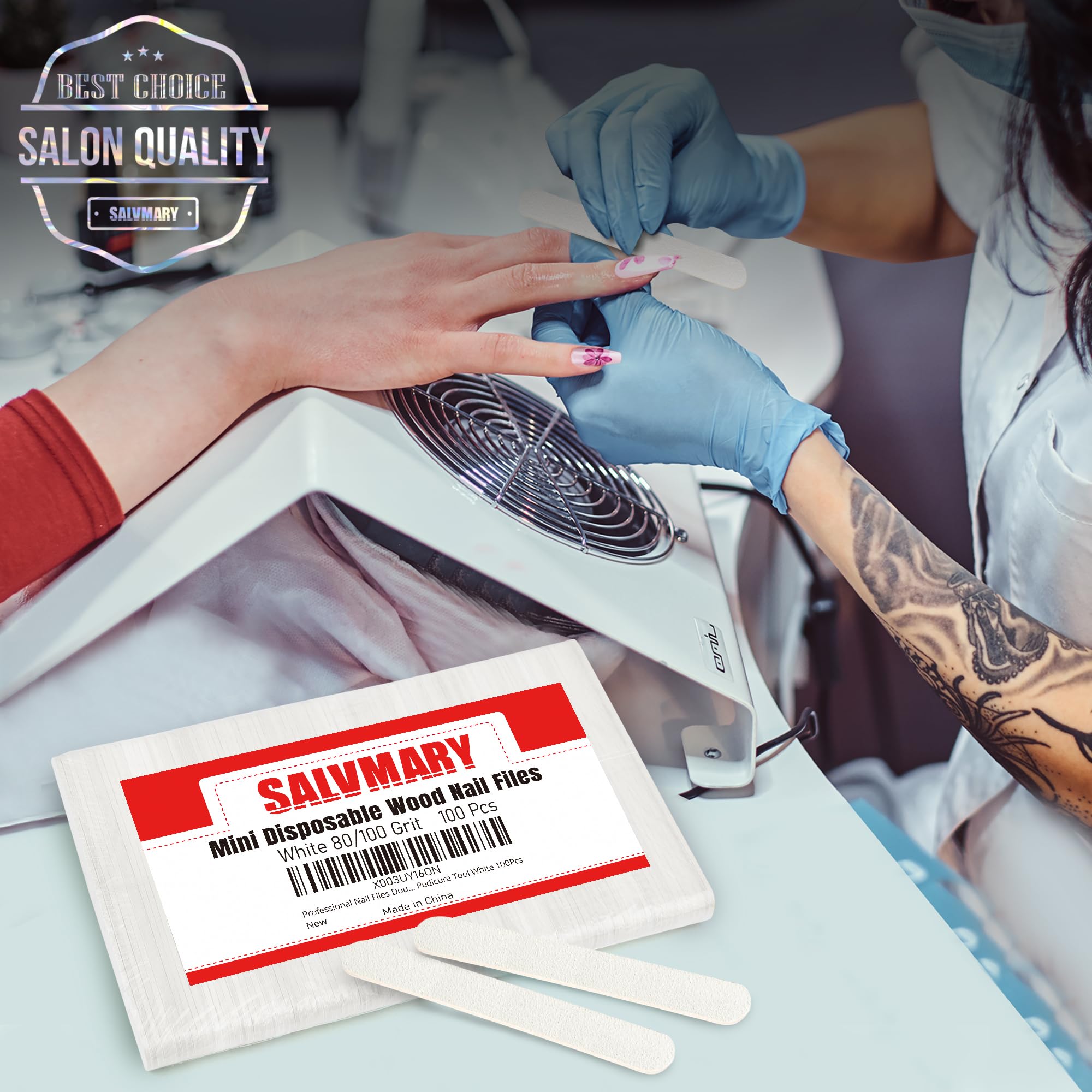 SALVMARY kit professionnel salon et domicile pour the manucure