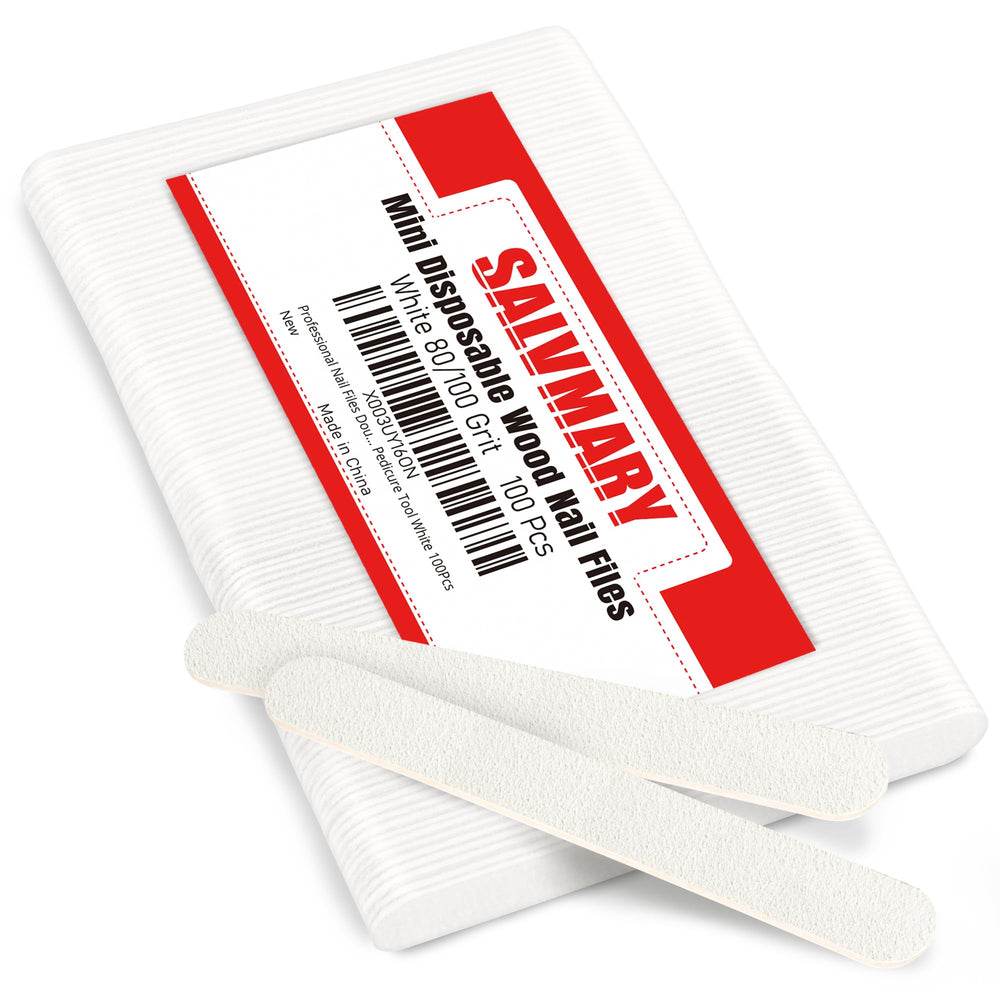 SALVMARY lime double-face 80/100 grain pour extensions en gel