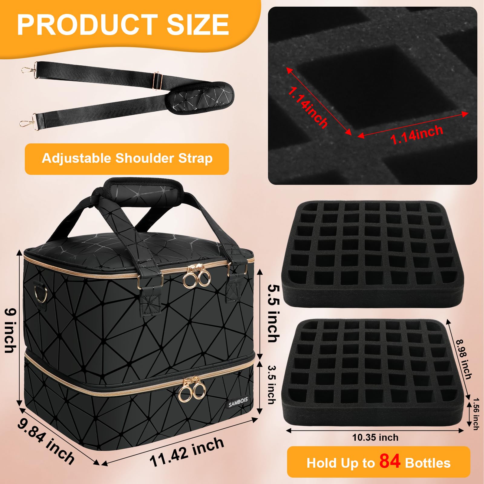 Sambois attache-valise arrière pratique lors des voyages.