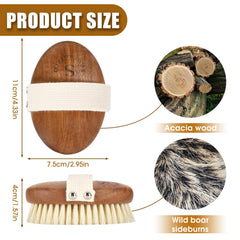 SAMEBUTECO brosse oval design pour exfoliation efficace et routine quotidienne.