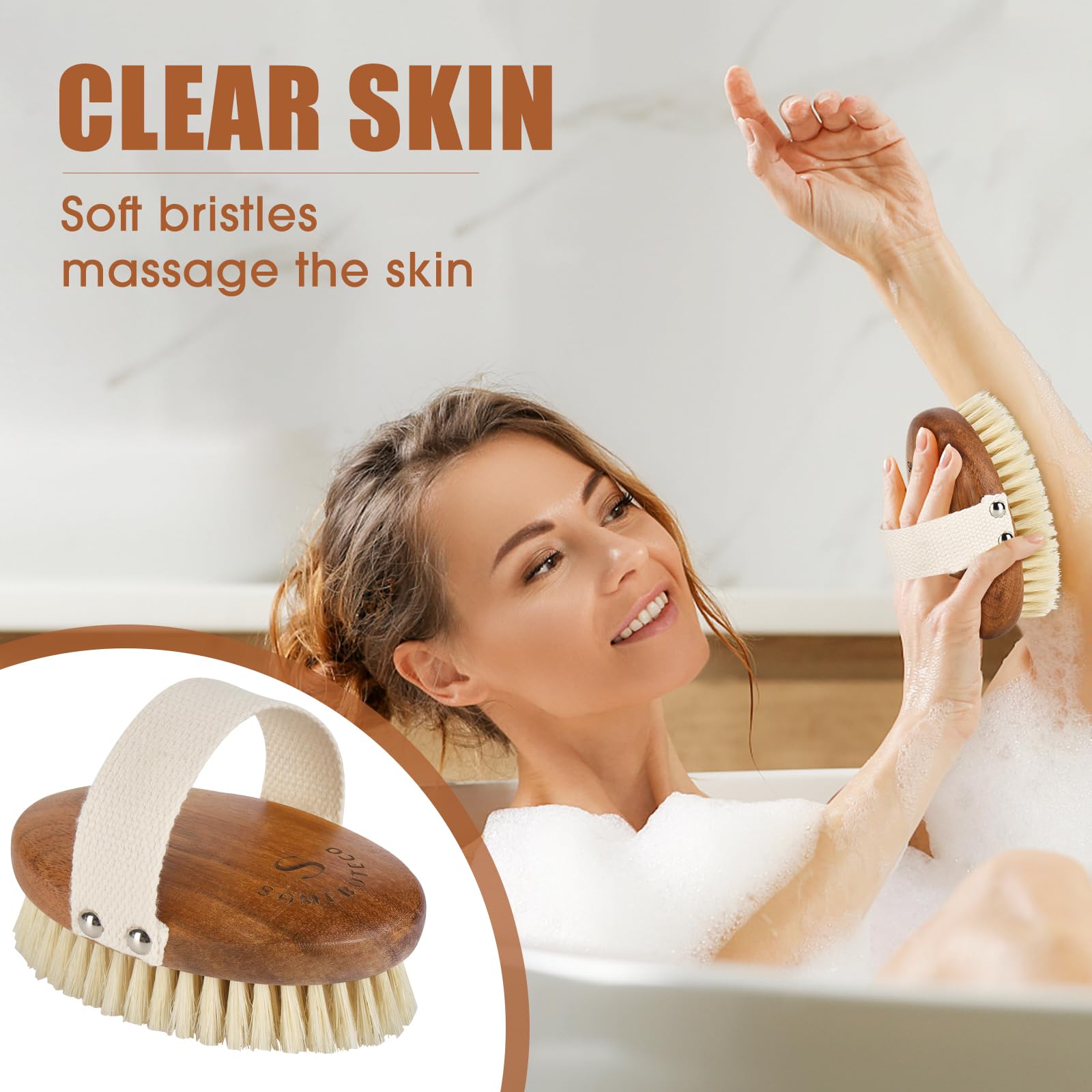 SAMEBUTECO utilisation sous la douche pour peau plus lisse et revitalisée.