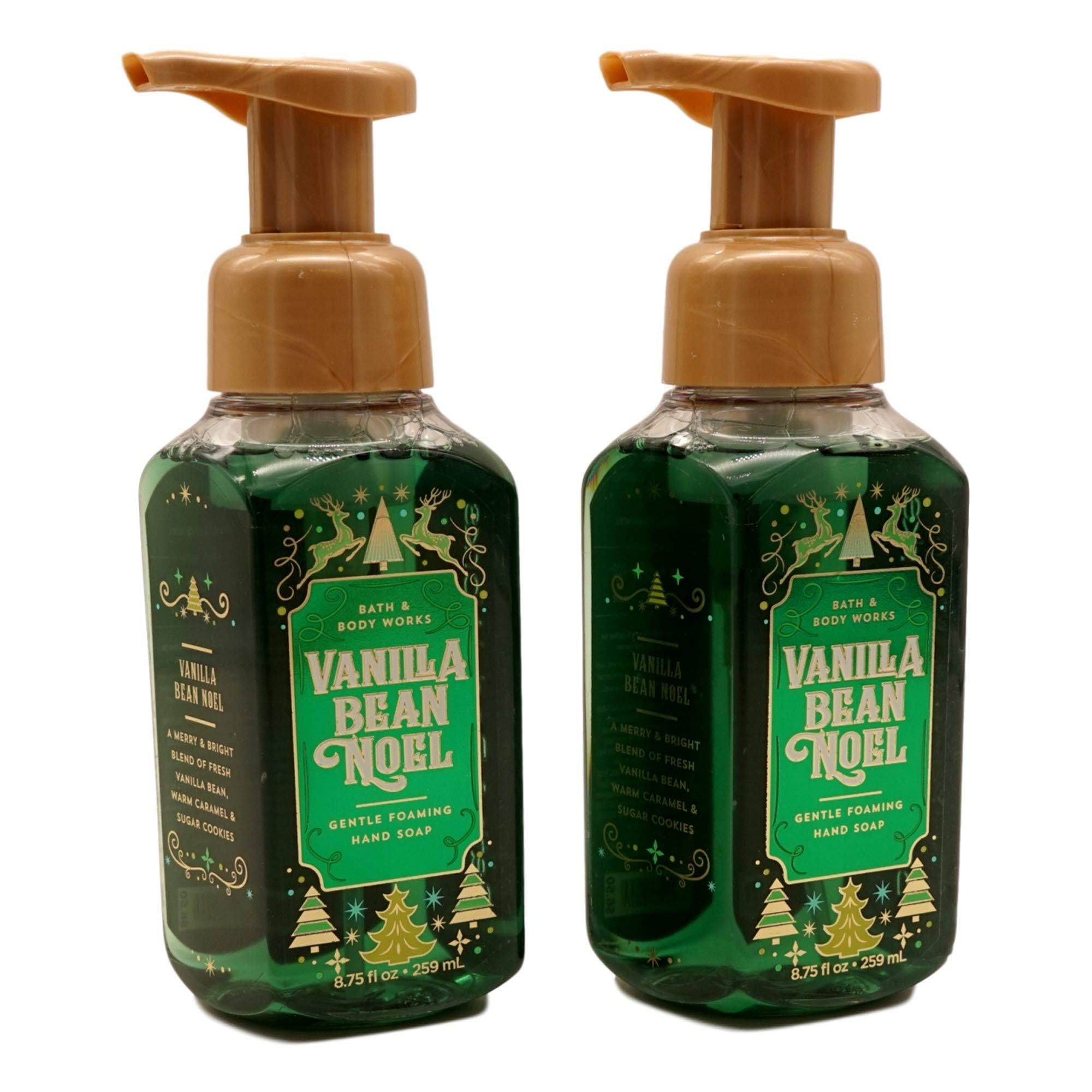 Sameriver Savon main mousse vanille Noël, douceur hydratante et parfum réconfortant