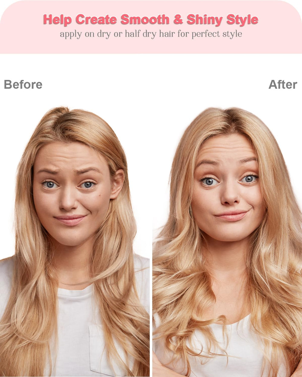 Samnyte 4-en-1 crème coiffante — cheveux secs et boucles définies sans lourdeur