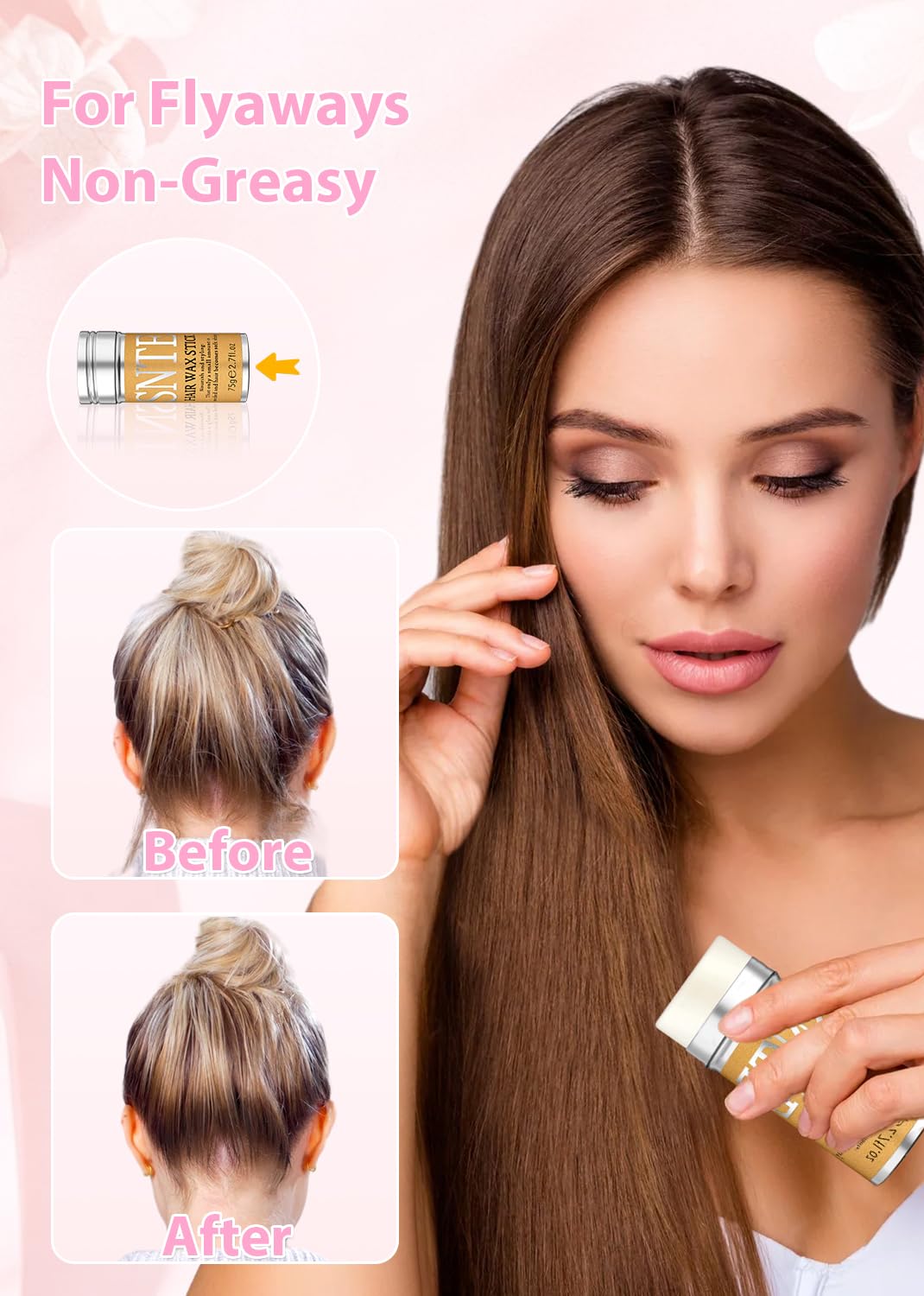 Samnyte brosse contours cheveux définition nette pour un look soigné.