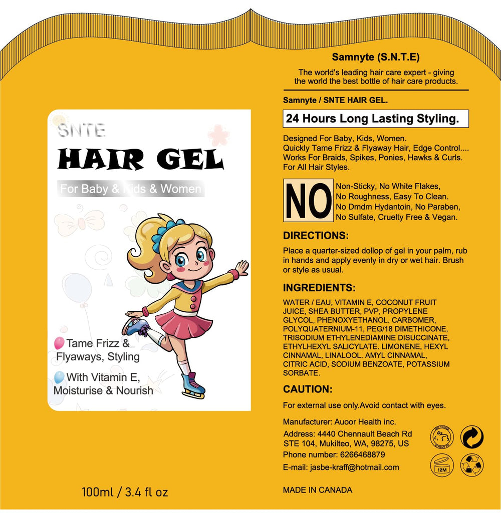 Samnyte Gel Enfants — idéal pour l usage quotidien à l école et loisirs.