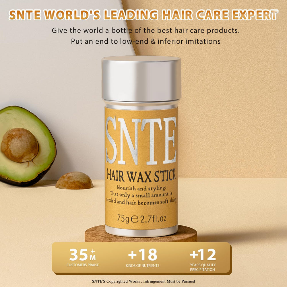Samnyte Nourishing Plant-Based Wax keeps hair soft and shiny.