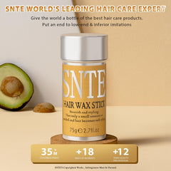 Samnyte Nourishing Plant-Based Wax keeps hair soft and shiny.