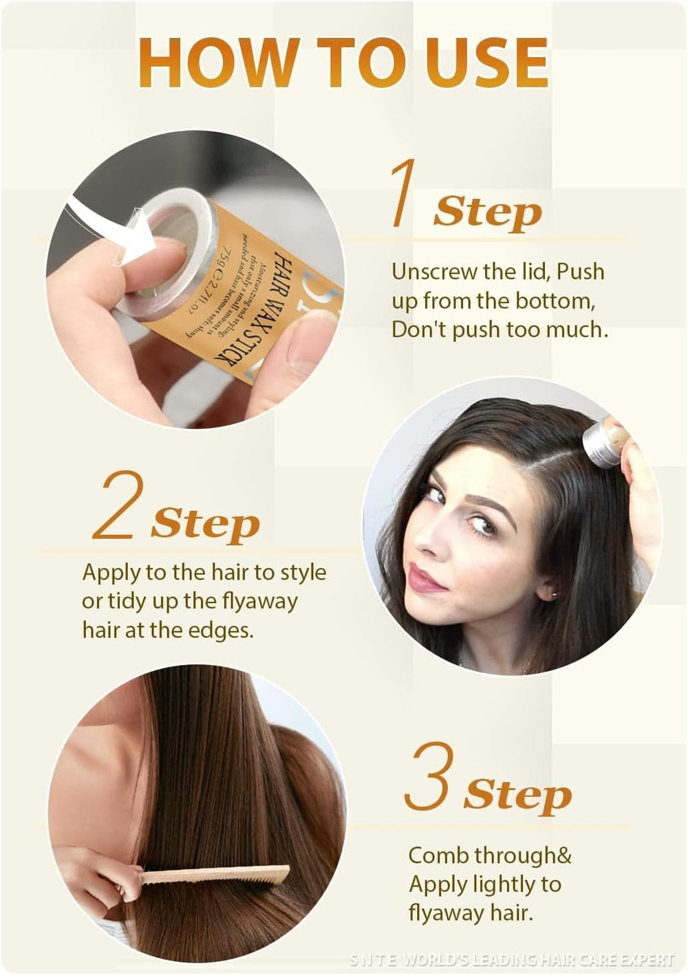 Samnyte outil-topsy-tail-cheveux pour créer des queues faciles.