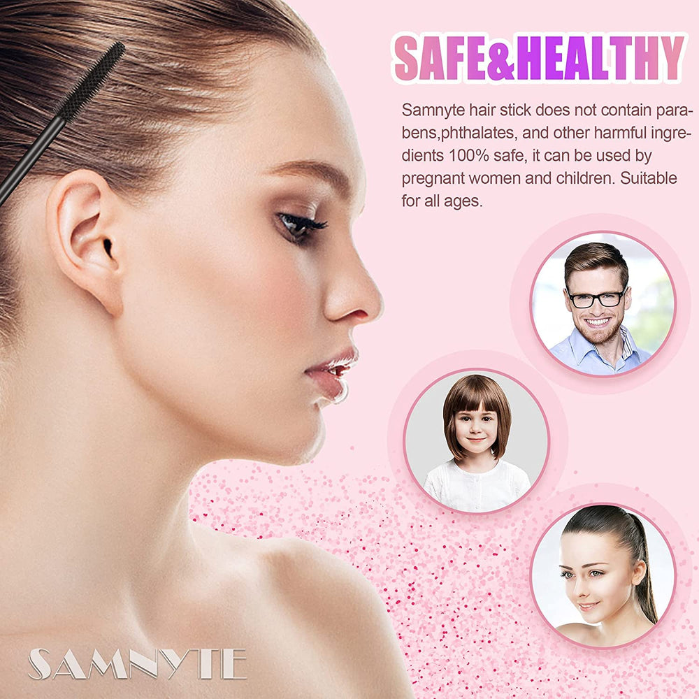 Samnyte Stick Cheveux anti-frisottis aide à discipliner les mèches.