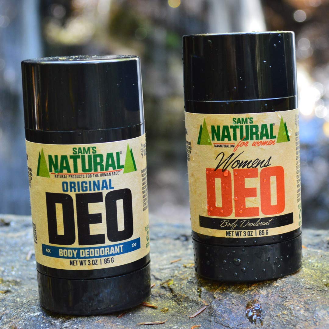 Sam's Natural Déodorant Original, méthode d'application simple en 1 à 2 passages.