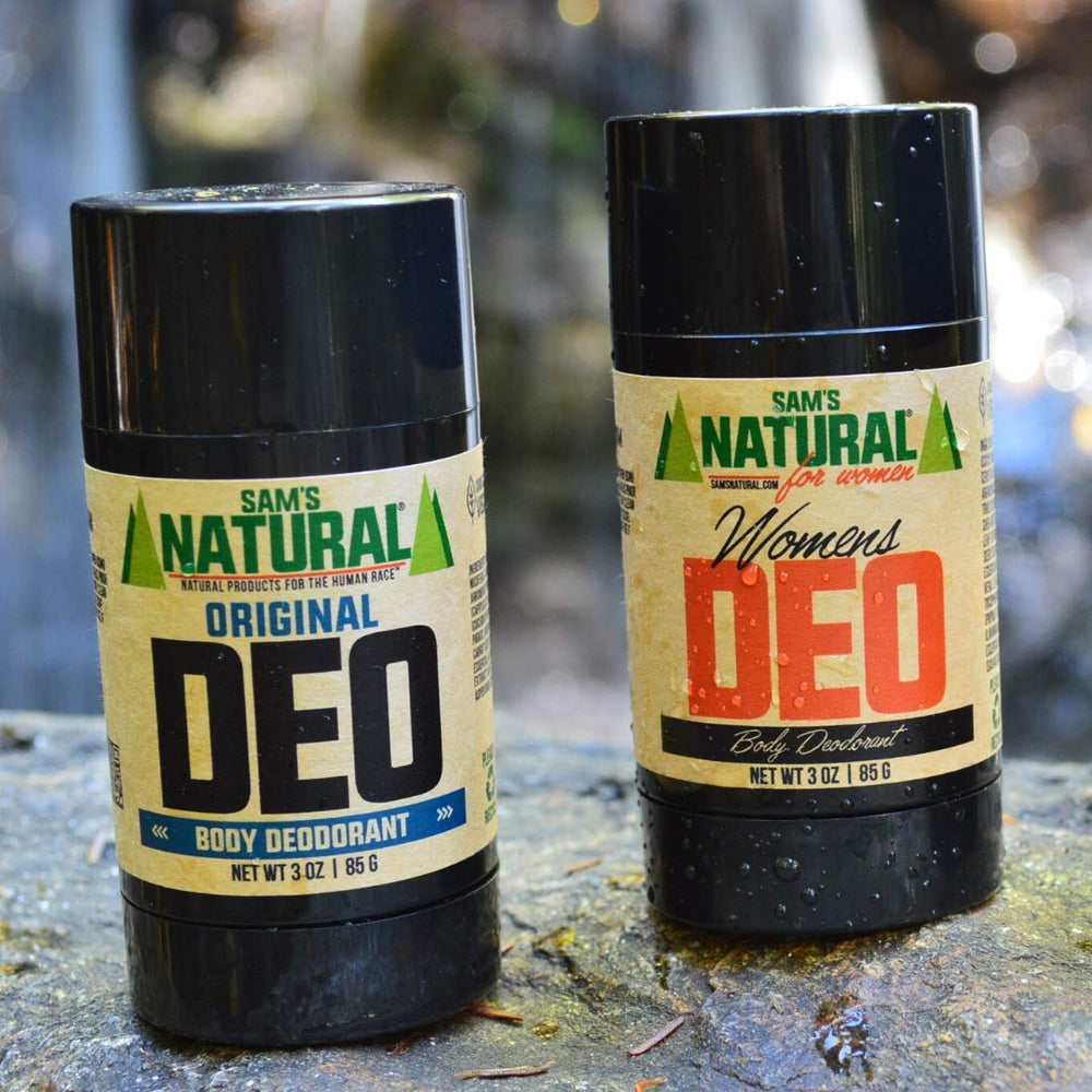 Sam's Natural Déodorant Original, méthode d'application simple en 1 à 2 passages.