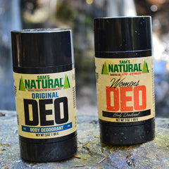 Sam's Natural Déodorant Original, méthode d'application simple en 1 à 2 passages.