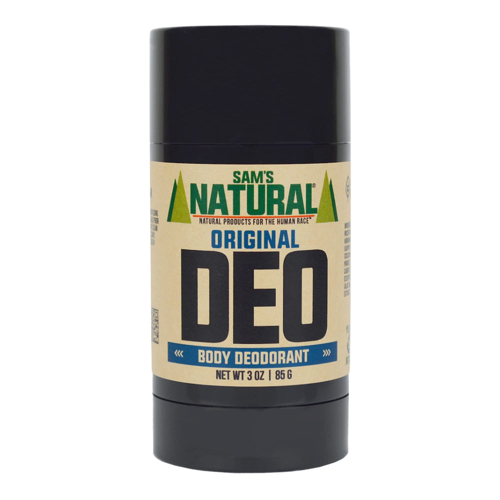 Sam's Natural Déodorant Original, bouteille 3oz, fraîcheur durable toute la journée.