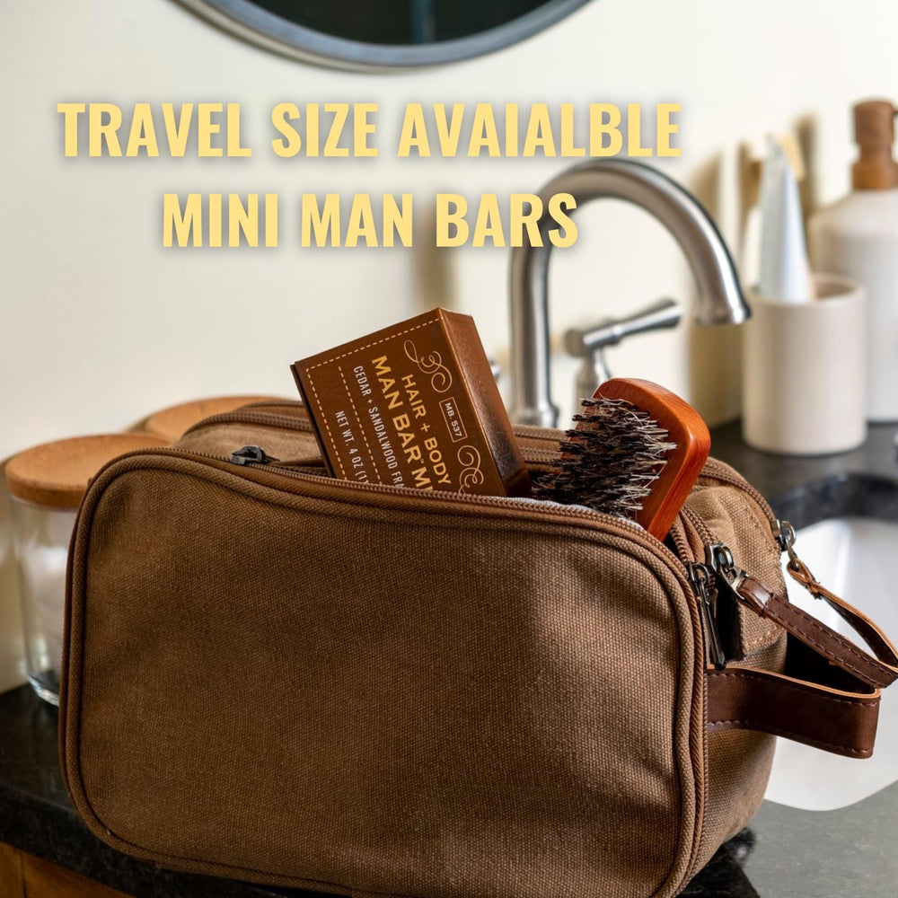 San Francisco Soap Company format voyage — pratique à emporter pour la douche.
