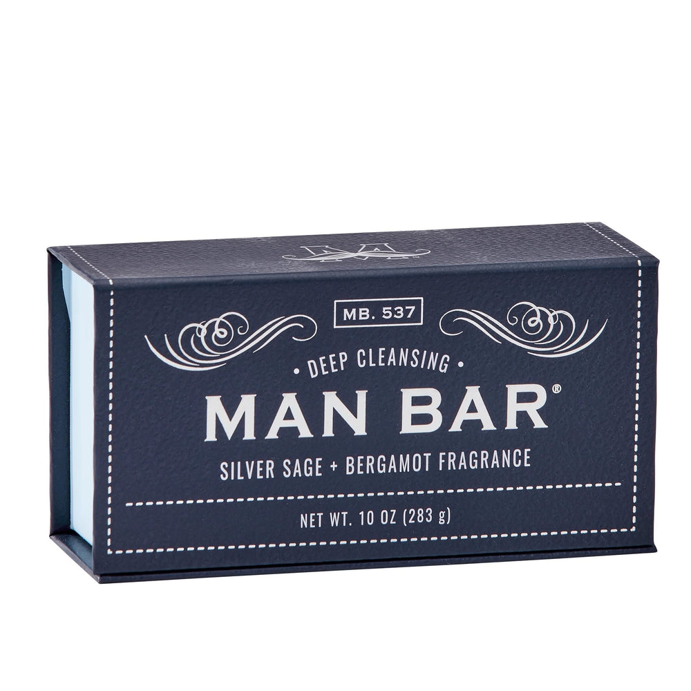 San Francisco Soap Company Savon pour homme avec sauge argentée et bergamote pour peau propre.
