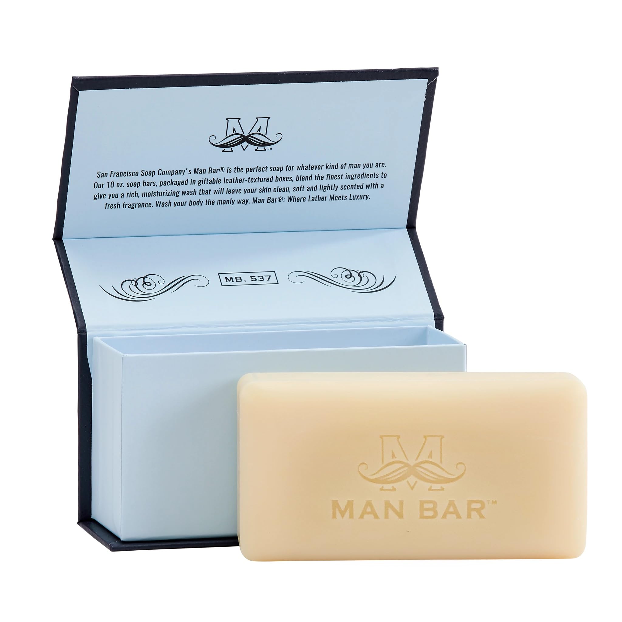 Barre savon purifiant San Francisco avec sauge argentée et bergamote.