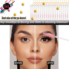 SANARITA brosses mascara jetables poils ultra doux pour soin des cils