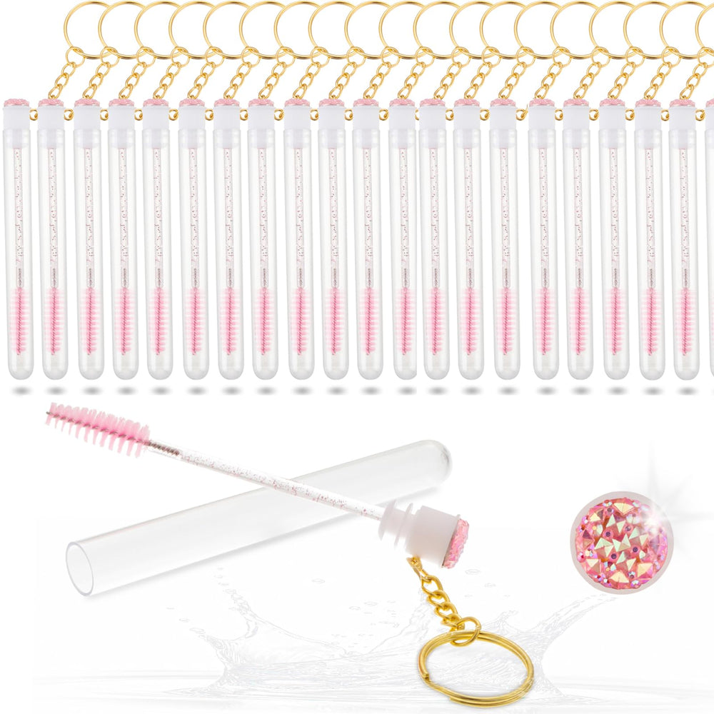 SANARITA Upgrade 48 pièces brosses mascara avec détails en diamant pour une application précise