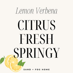 Savon Sand + Fog mains citron-verbena, mousse riche et texture douce pour un lavage apaisant.