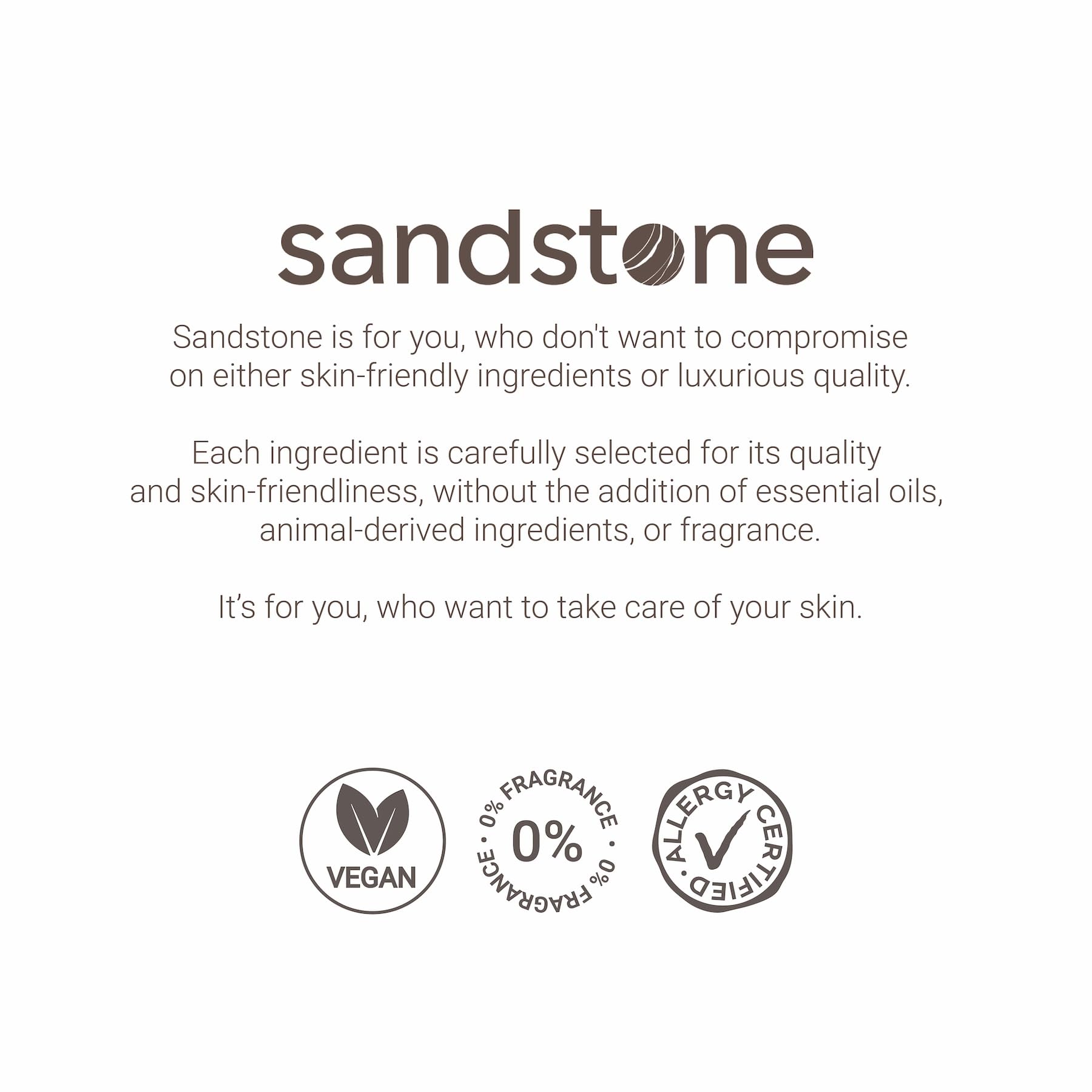 Sandstone Scandinavia emballage pratique et format crayon facile à transporter