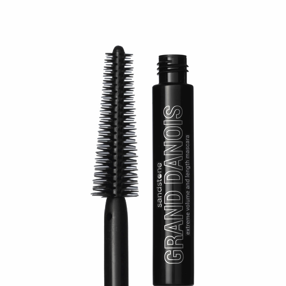 Sandstone Scandinavia Mascara flacon - idéal pour yeux sensibles et confort quotidien.