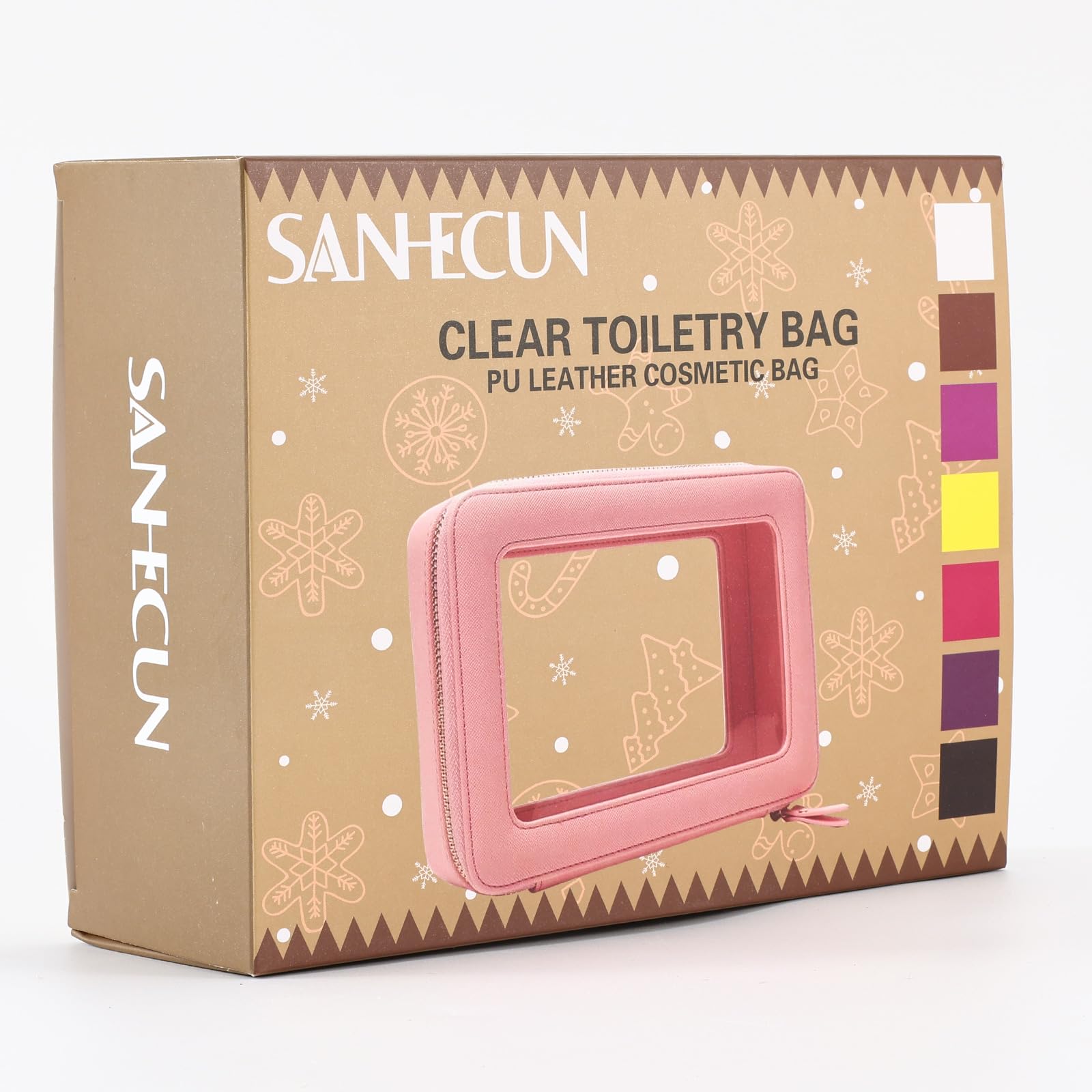 SANHECUN étui polyvalent pour maquillage et petits soins en déplacement