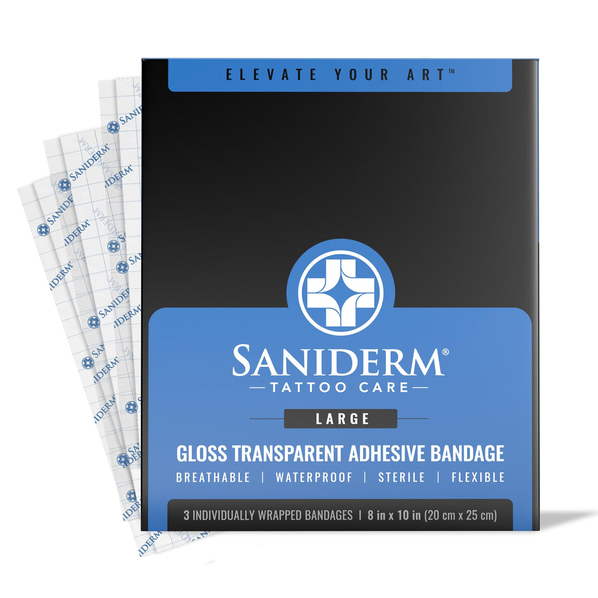 Bandage Saniderm Original après-tatouage protègent et favorisent une guérison fluide