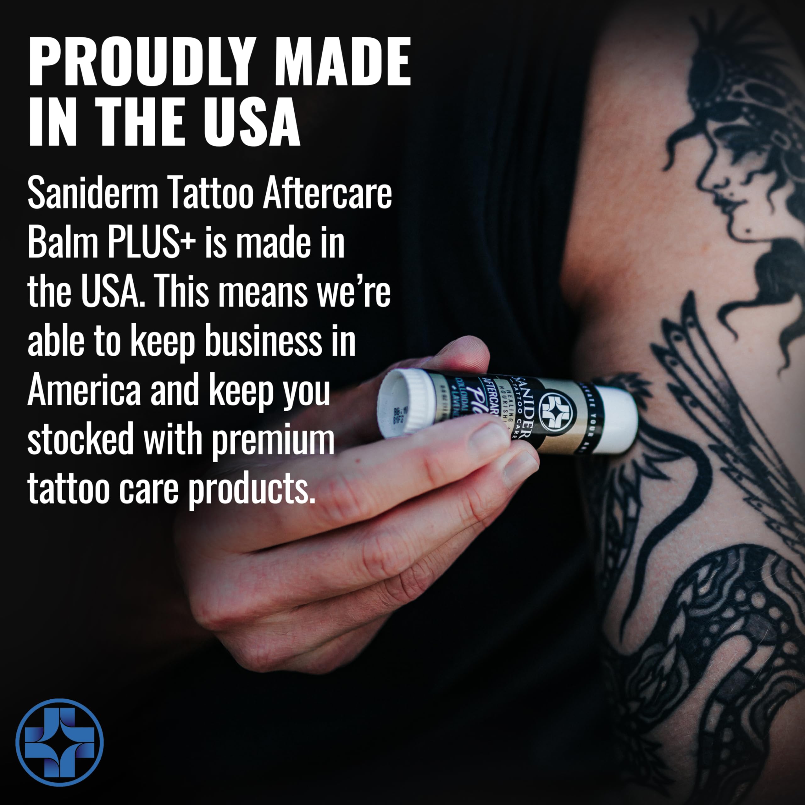 Fabriqué aux États-Unis par Saniderm