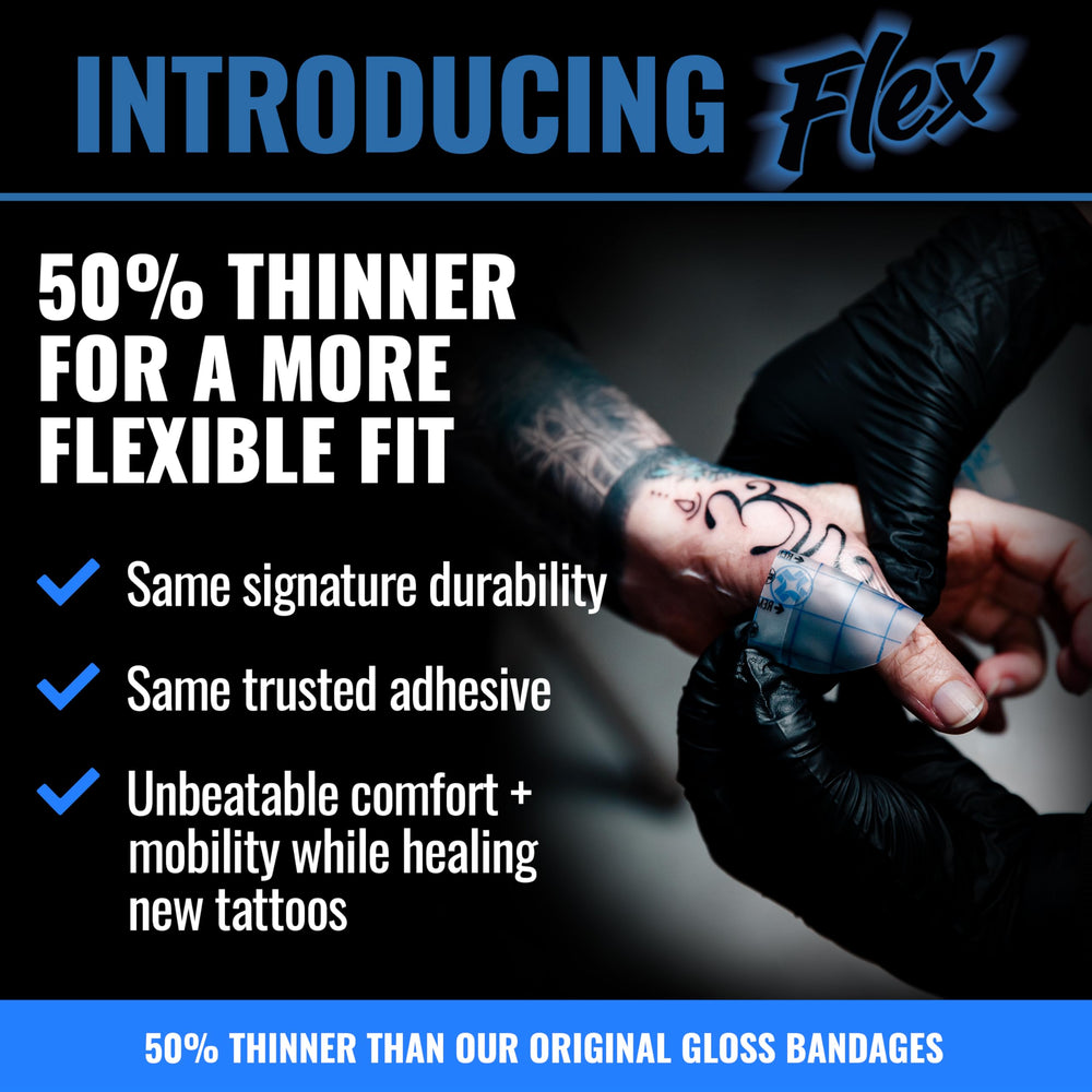 Fini mat Saniderm Flex, surface discrète et confort durable.