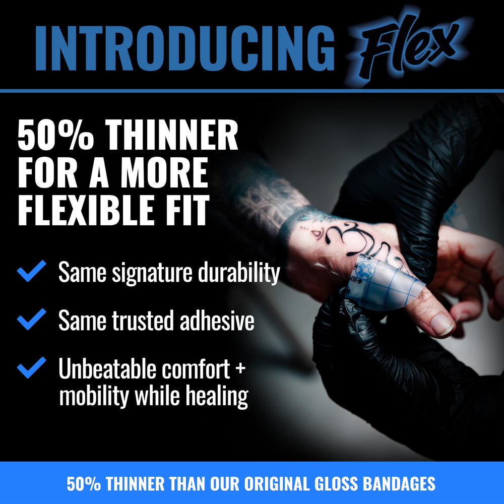 Saniderm Flex facilite l’application et favorise une cicatrisation propre.
