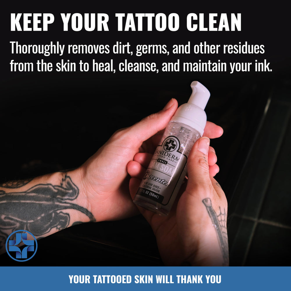Ingrédients Huile de coco Saniderm Tatouage, hydratation nourrissante.