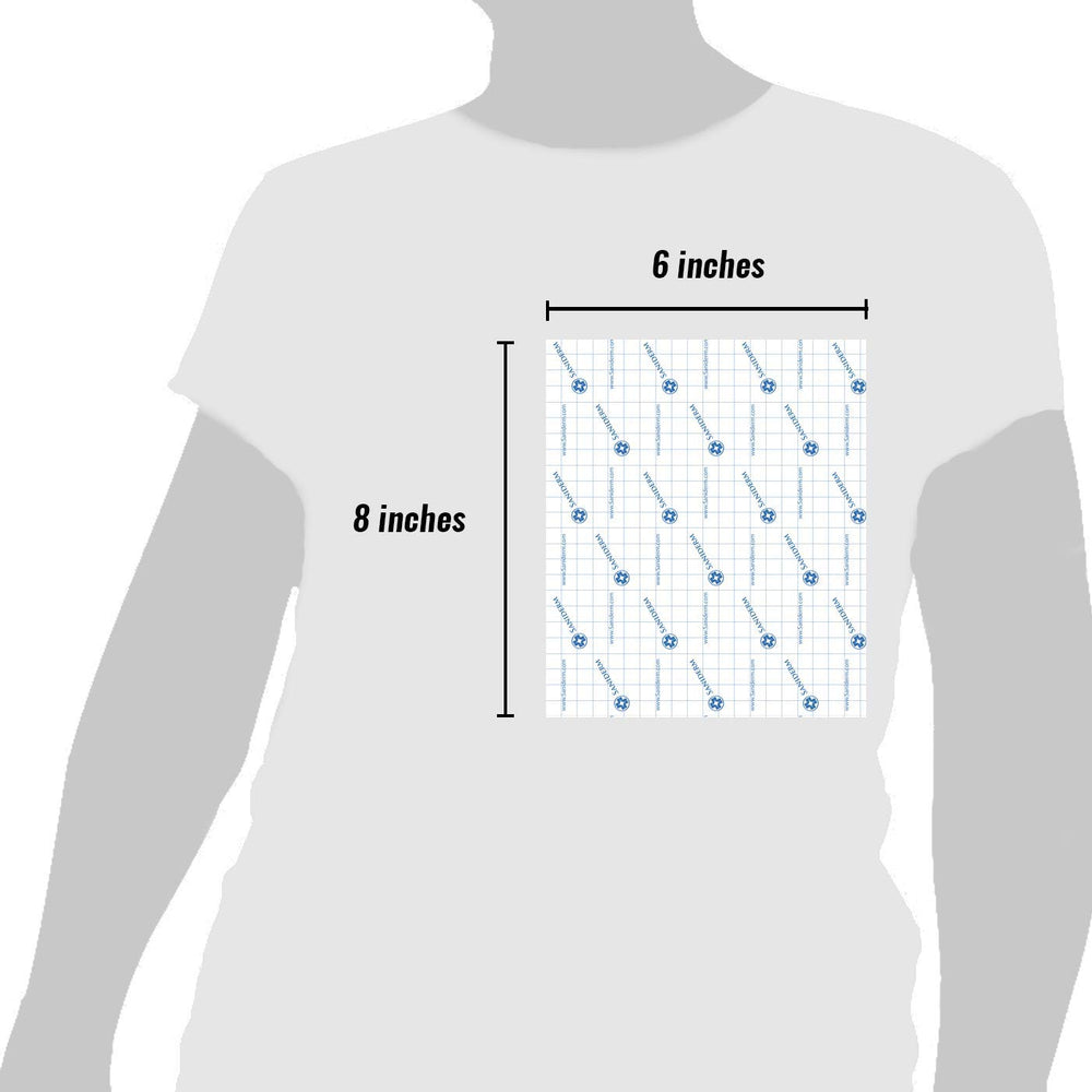 Three-sheet Saniderm pack for multiple tattoos