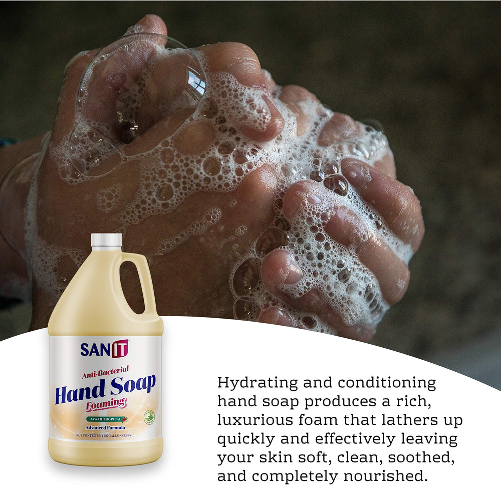 Lavage quotidien des mains avec Sanit, douceur durable.