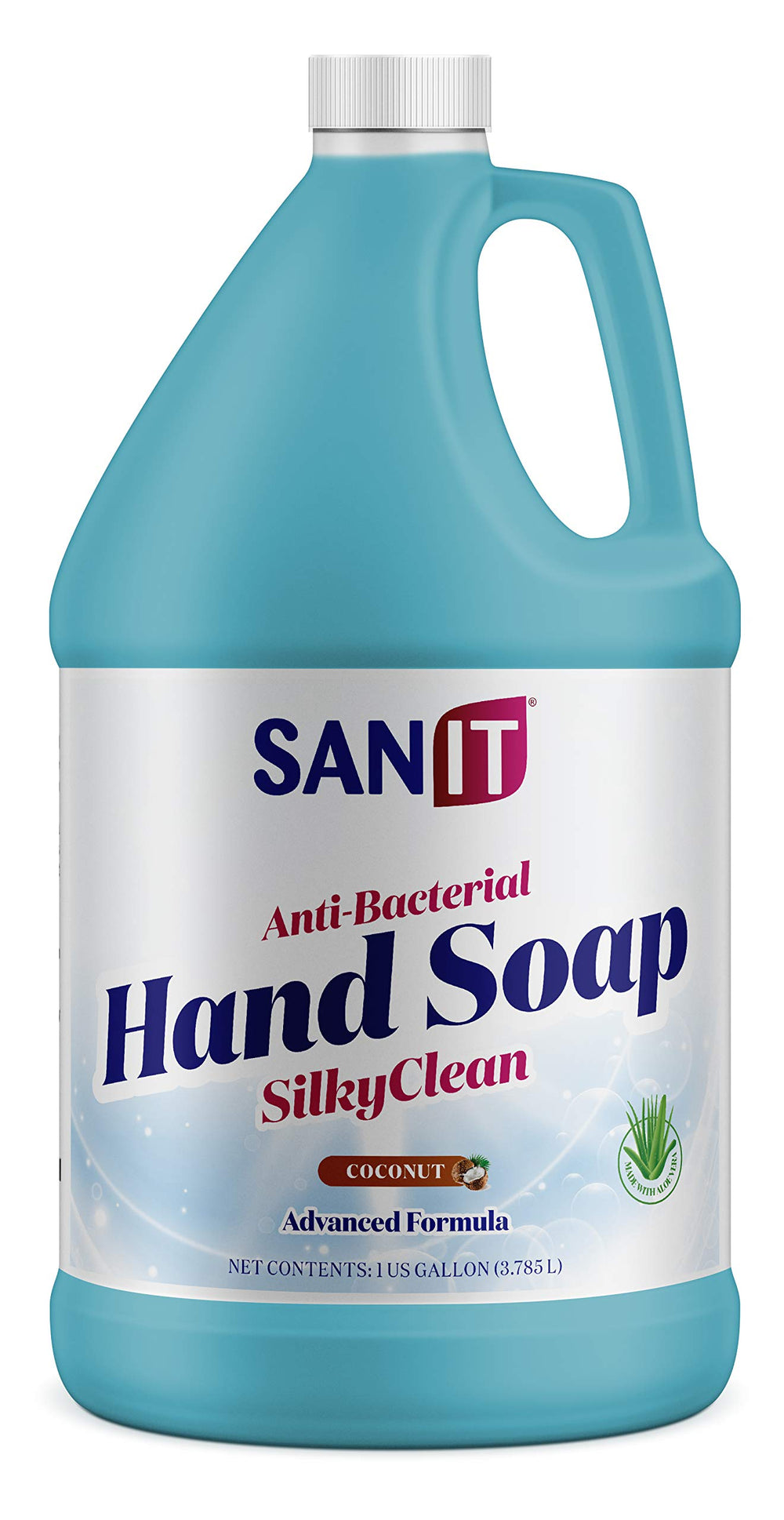 Sanit Silky Clean – bouteille mains, hydratation riche après lavage.