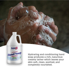 Sanit Silky Clean: lavage doux pour mains sèches et sensibles.