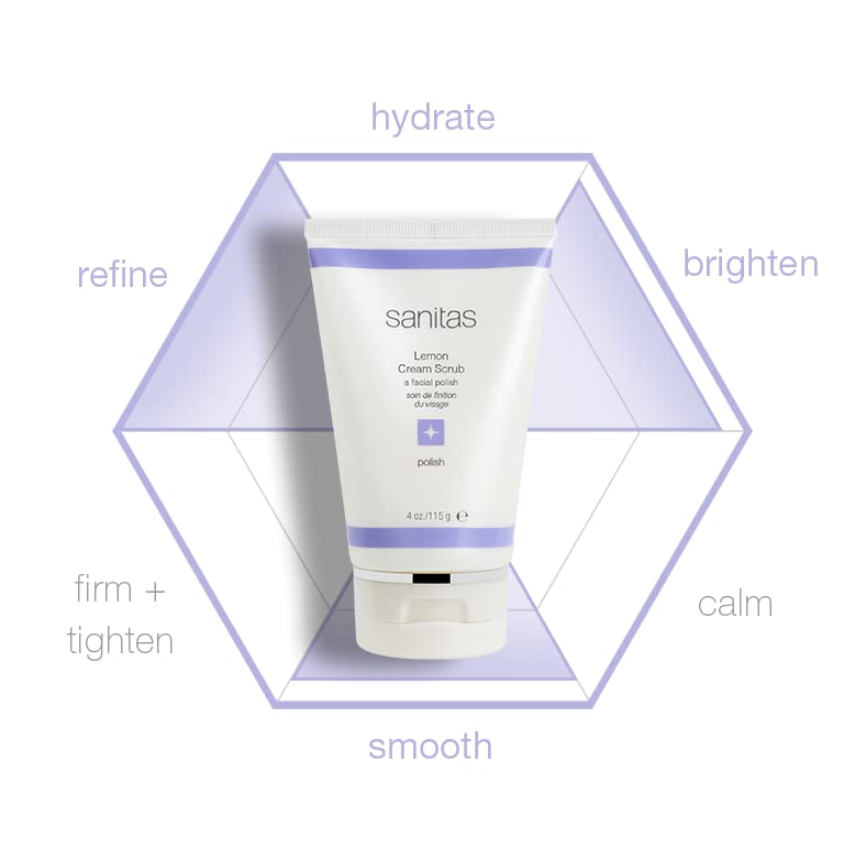 Sanitas Gommage Crème Citron – formulation sans cruauté et sans parabènes.
