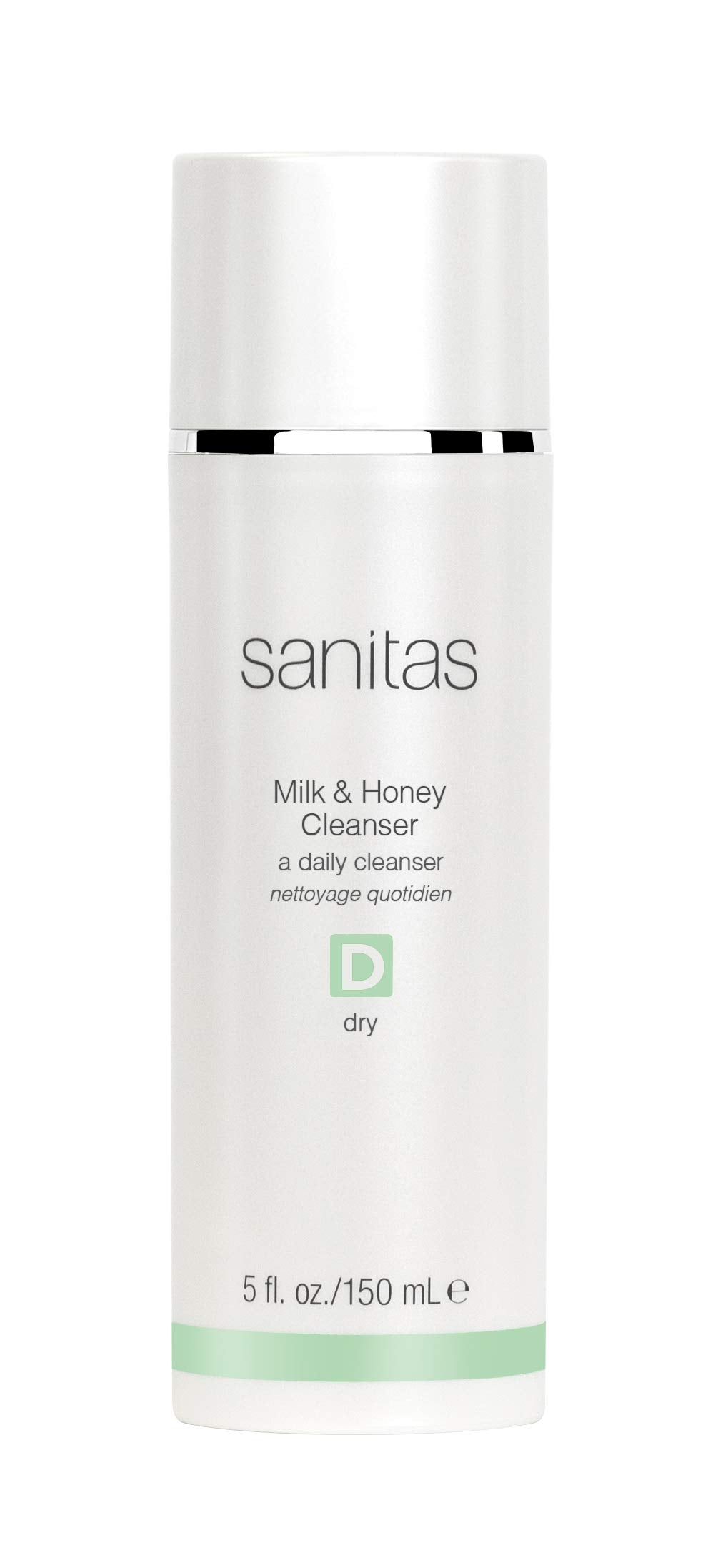 Sanitas lait-miel démaquillant, texture riche pour une peau douce et hydratée