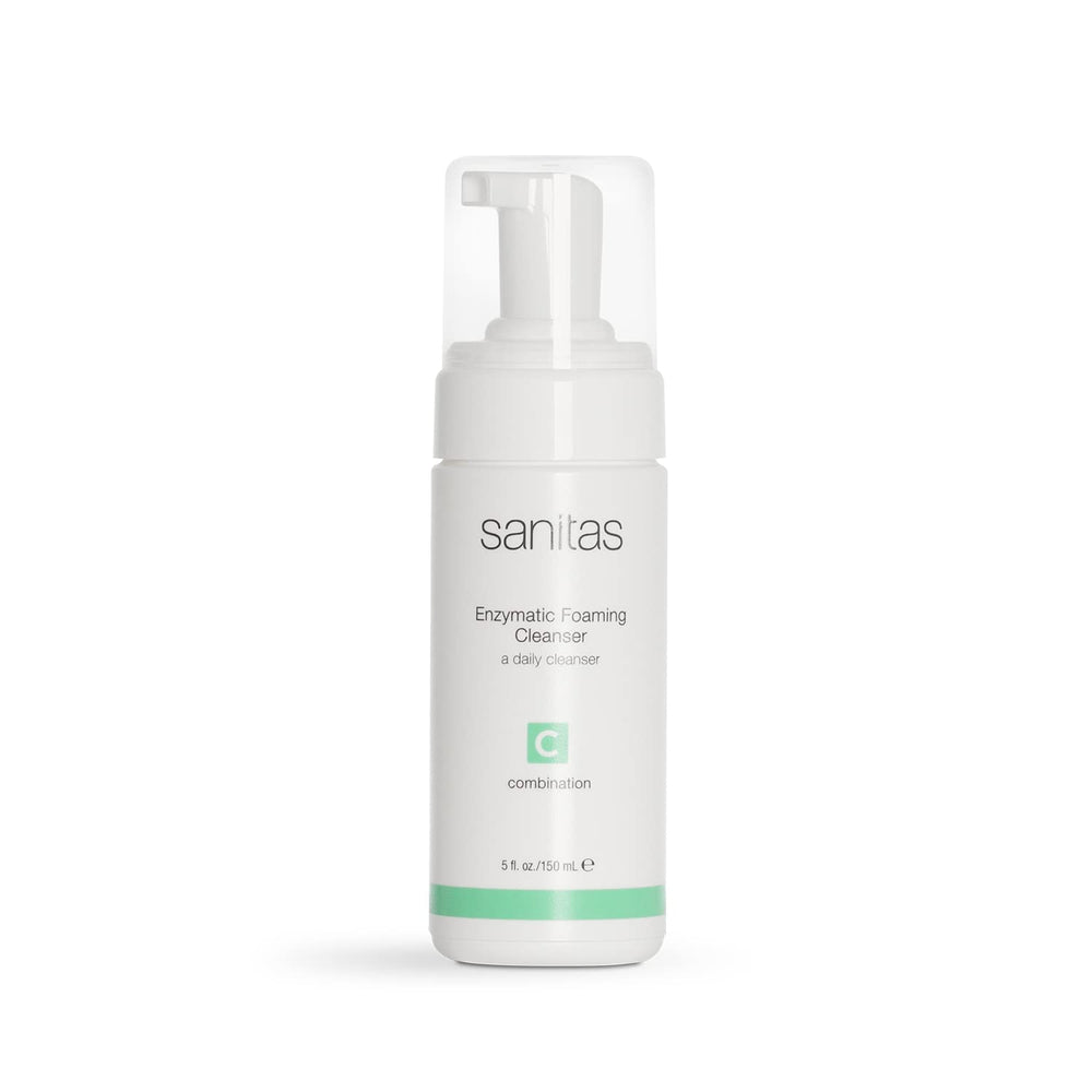 Sanitas nettoyant enzymatique moussant visage – raffine les pores et purifie la peau.