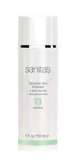 Sanitas nettoyant visage sensible, bouteille sans parfum, purification douce pour peau réactive.