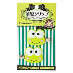 SANRIO Keroppi pinces frange cheveux - maintien doux pour votre coiffure.