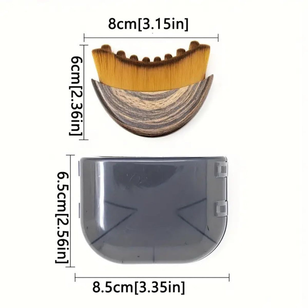 Brosse Sansheng pour le menton, lift léger et contours plus nets.
